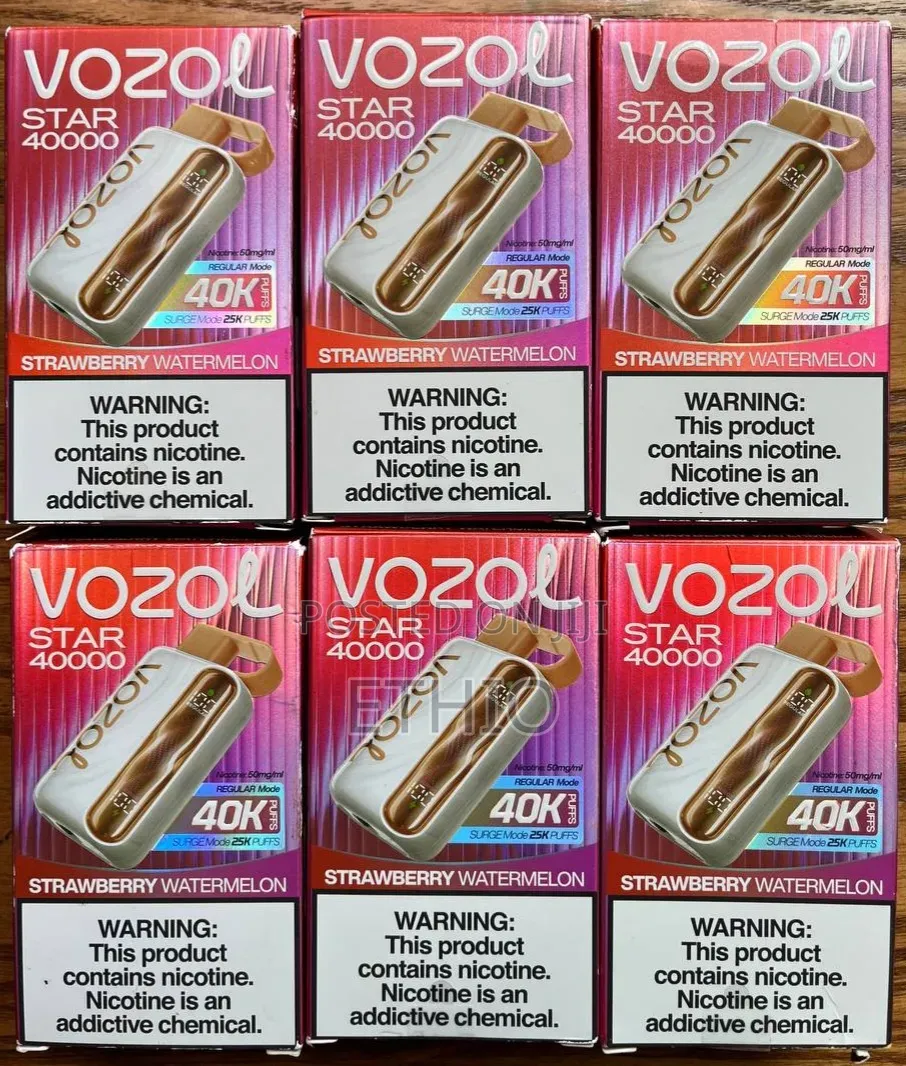 Experience Vozol Star Strawberry Watermelon Vape 40000 Puffs
