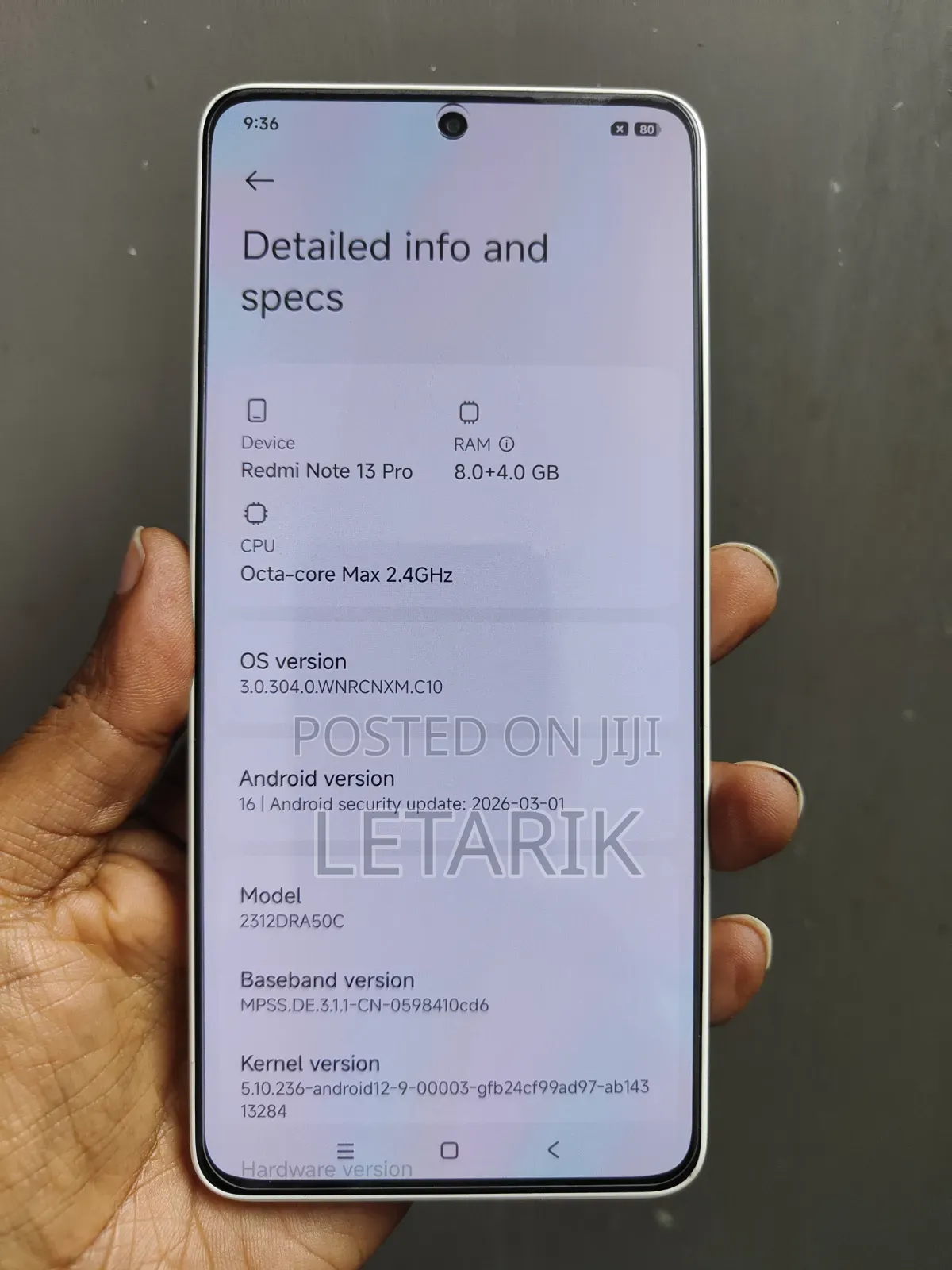 Xiaomi Redmi Note 13 Pro 5G 256 GB White