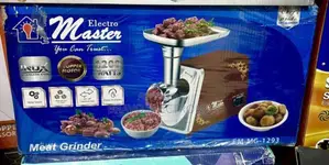 ELECTRO MASTER Meat Grinder | 1200W | Copper Motor | Heavy-Duty