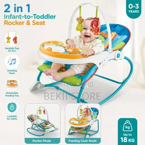 2 in 1 Infant to Toddler Rocker Dining Chair