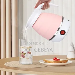 Foldable Electric Kettle – 600ml ተጣጣፊ የኤሌክትሪክ ሶኬት የሚሰራ ቦይለር