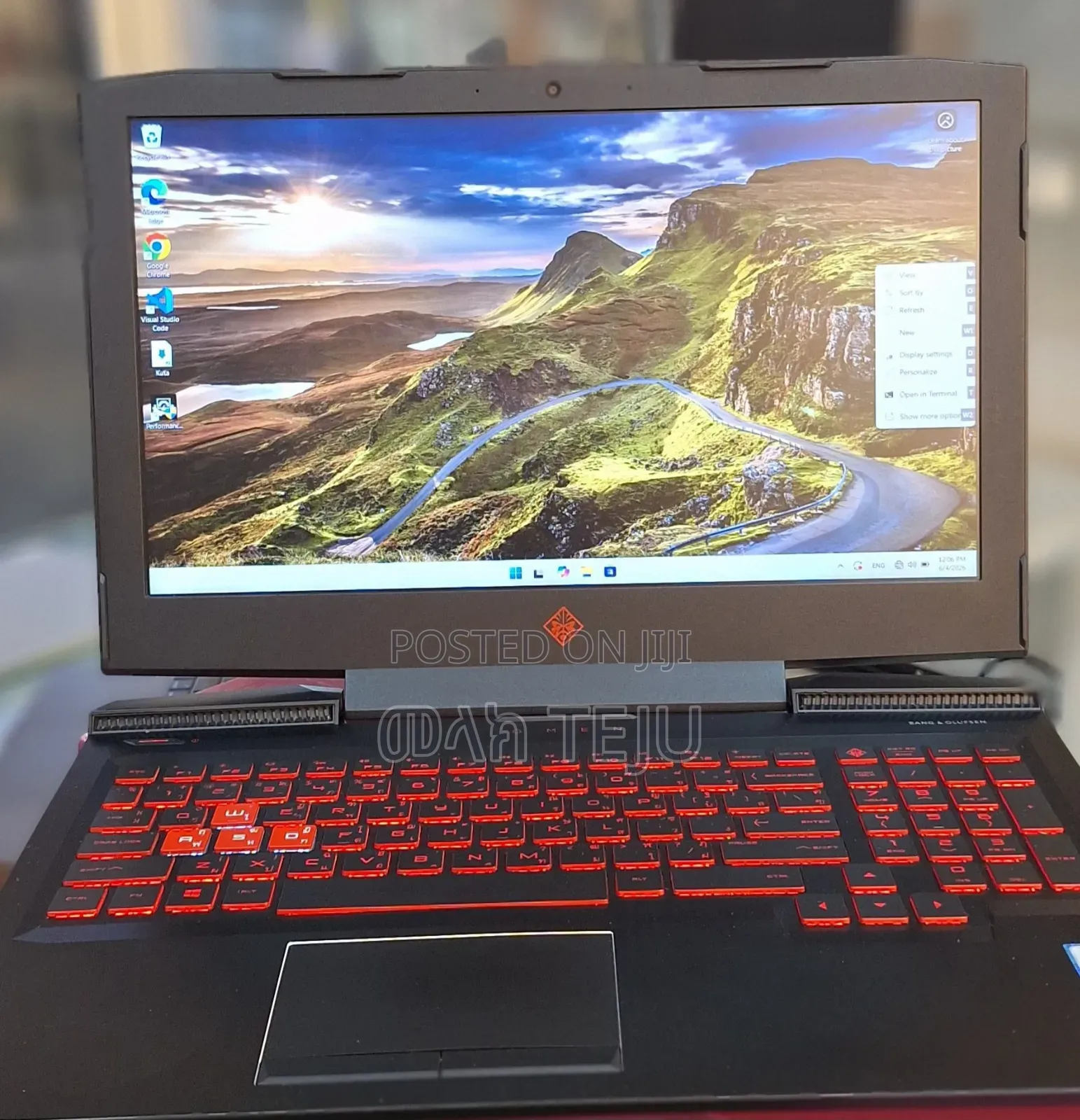 New Laptop HP Omen 15 16GB Intel Core i7 SSD 512GB