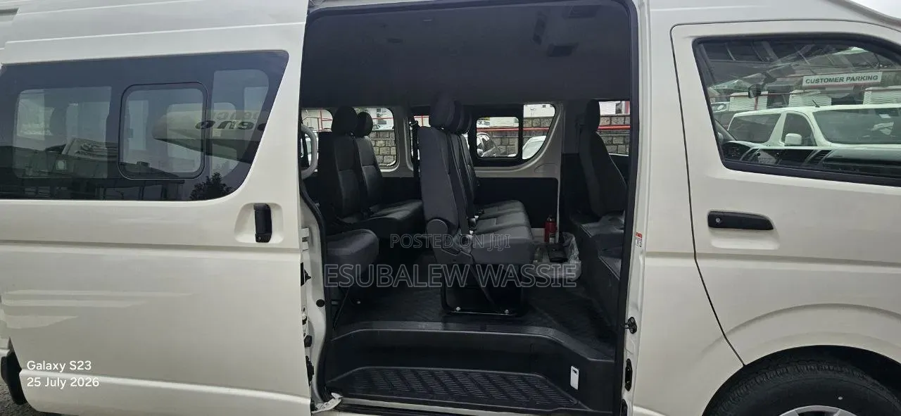 New Toyota HiAce 2025 White