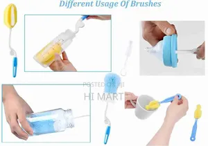 4pcs Baby Bottle and Nipple Brush