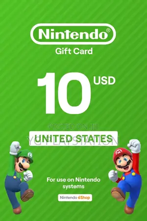 10$ Nintendo Gift Cards All Regions-Fast Reliable Delivery