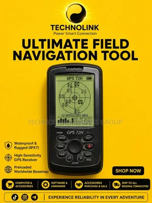 Garmin GPS 72H Handheld Navigator – Waterproof Rugged