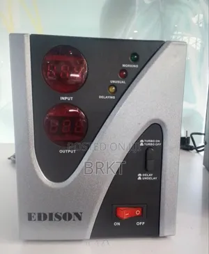 ኦሪጅናል ኤዲሰን የቮልቴጅ ማስተካከያ (EDISON Digital Voltage Stabilizer)