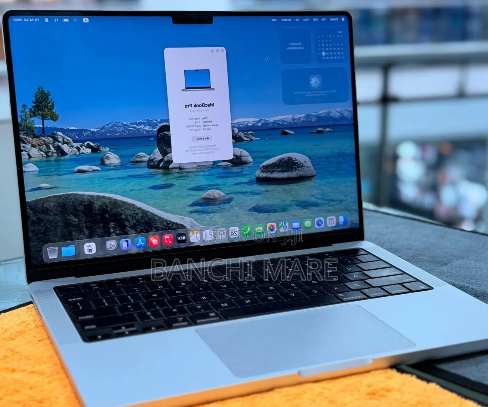 New Laptop Apple MacBook Pro 2023 M3 8GB Apple M3 SSD 512GB