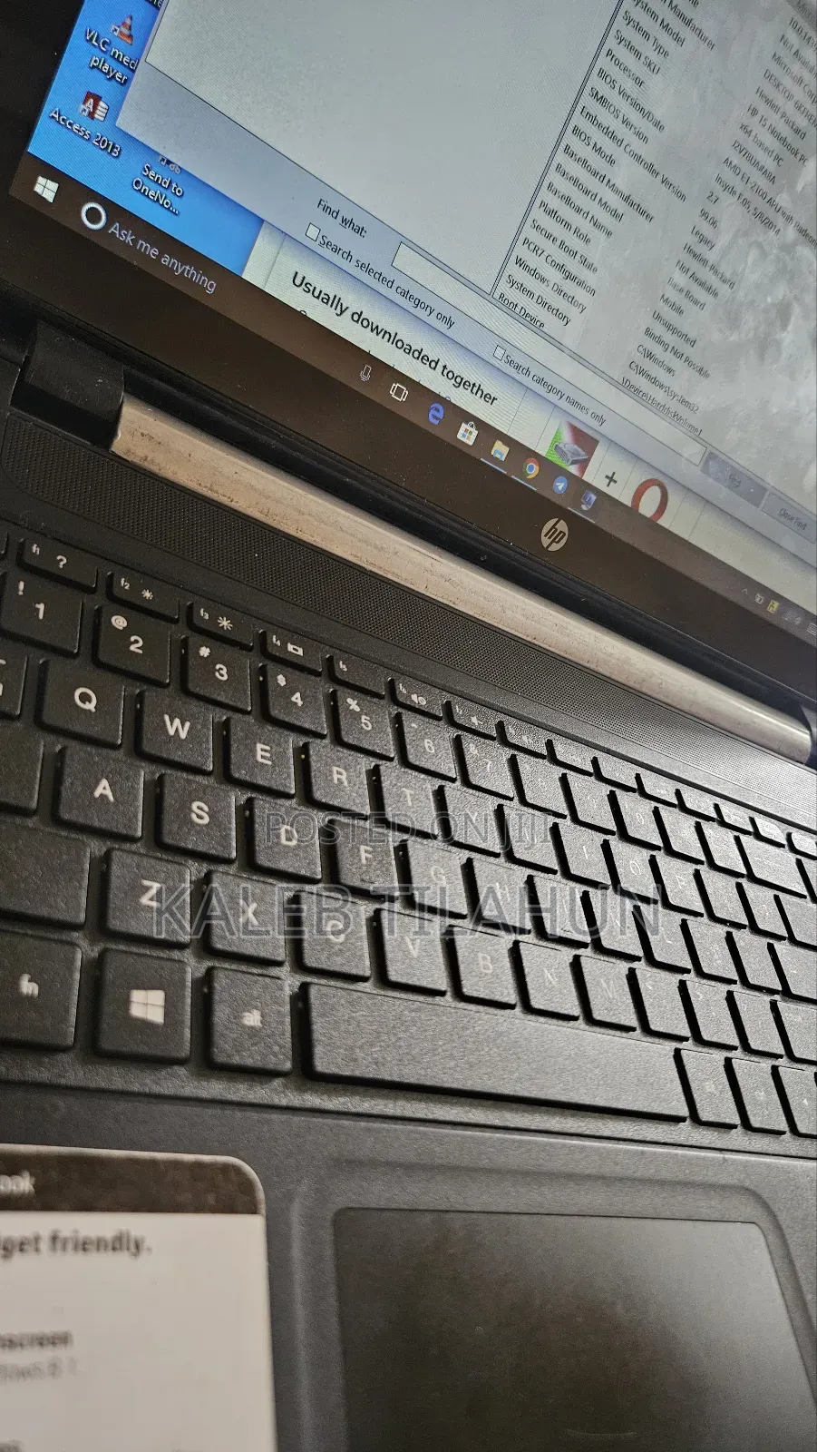 Laptop HP 15 8GB AMD HDD 500GB