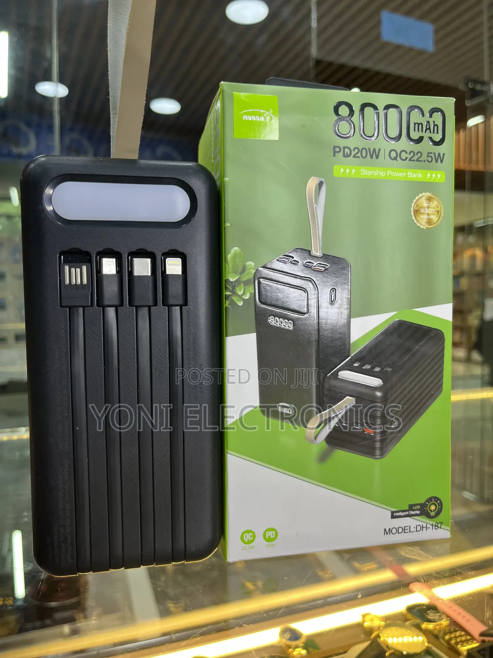 RUGGA'S 80000mAh Power Bank