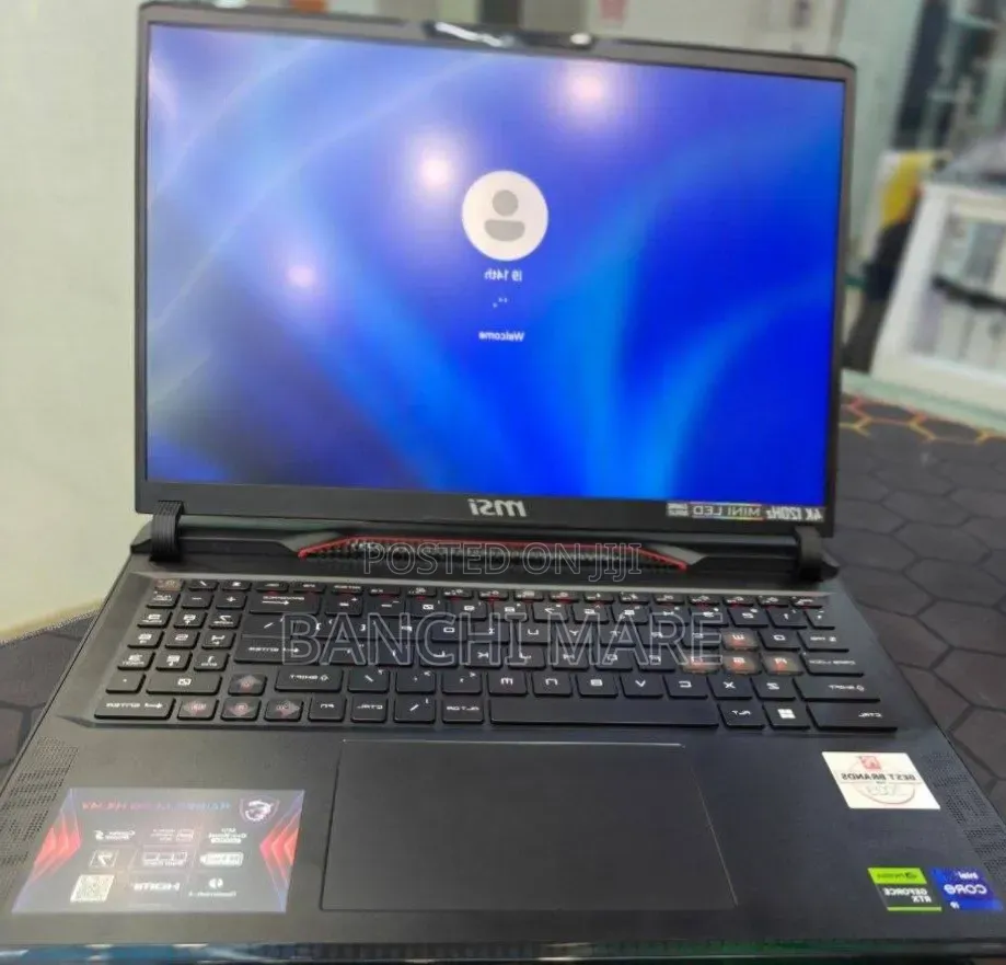 New Laptop MSI Raider GE78 16GB Intel Core i9 SSD 1T