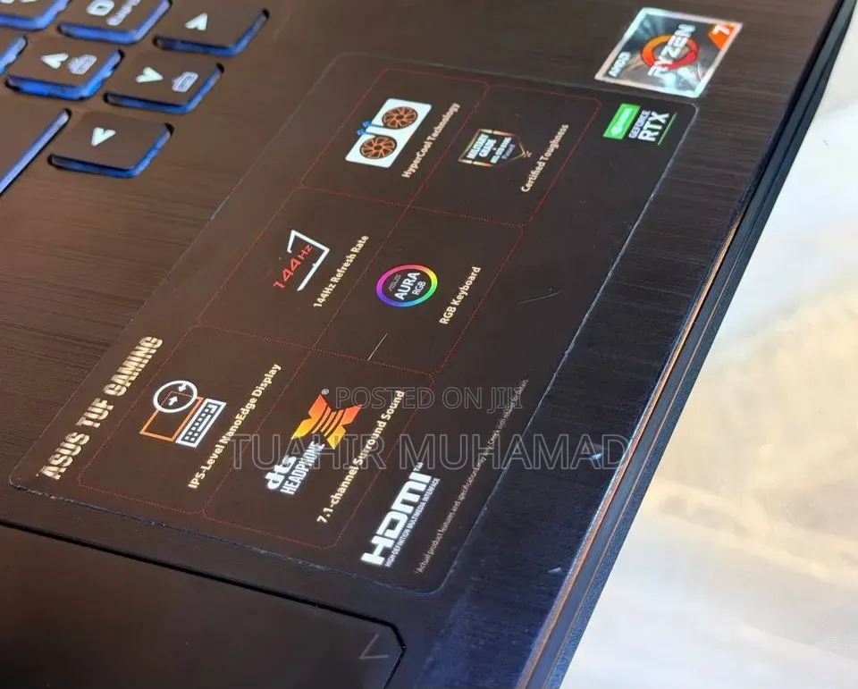 New Laptop Asus TUF Gaming A15 16GB AMD Ryzen 7 SSD 512GB