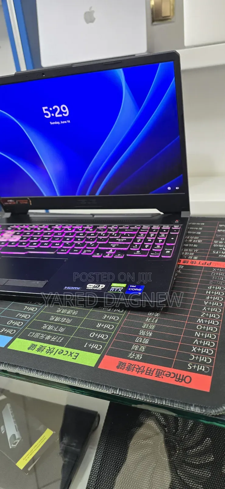 New Laptop Asus TUF Gaming A15 16GB Intel Core i9 SSD 512GB