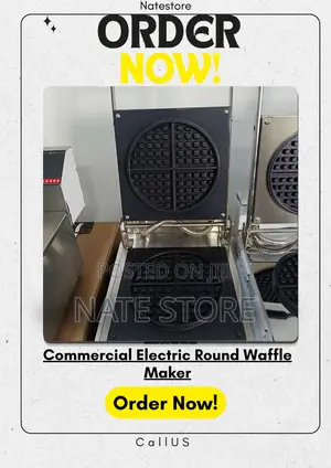 Commercial Electric Round Waffle Maker