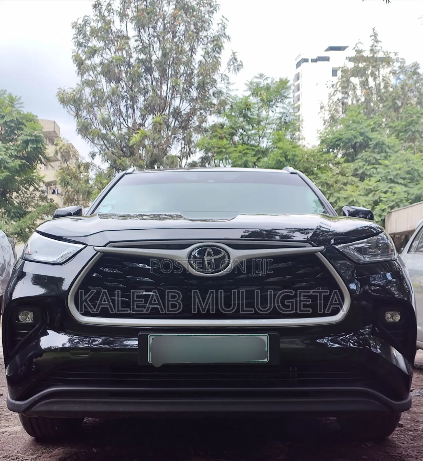 New Toyota Highlander Hybrid 2025 Black
