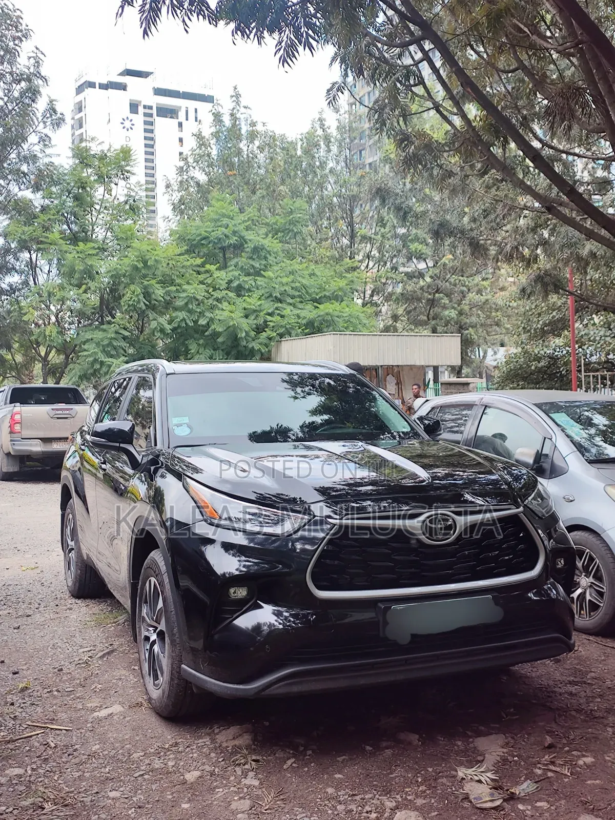 New Toyota Highlander Hybrid 2025 Black