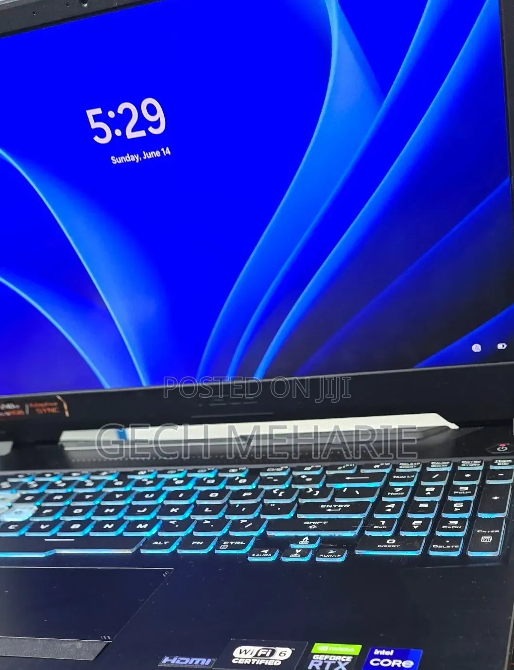 New Laptop Asus TUF Gaming A15 16GB Intel Core i9 SSD 512GB