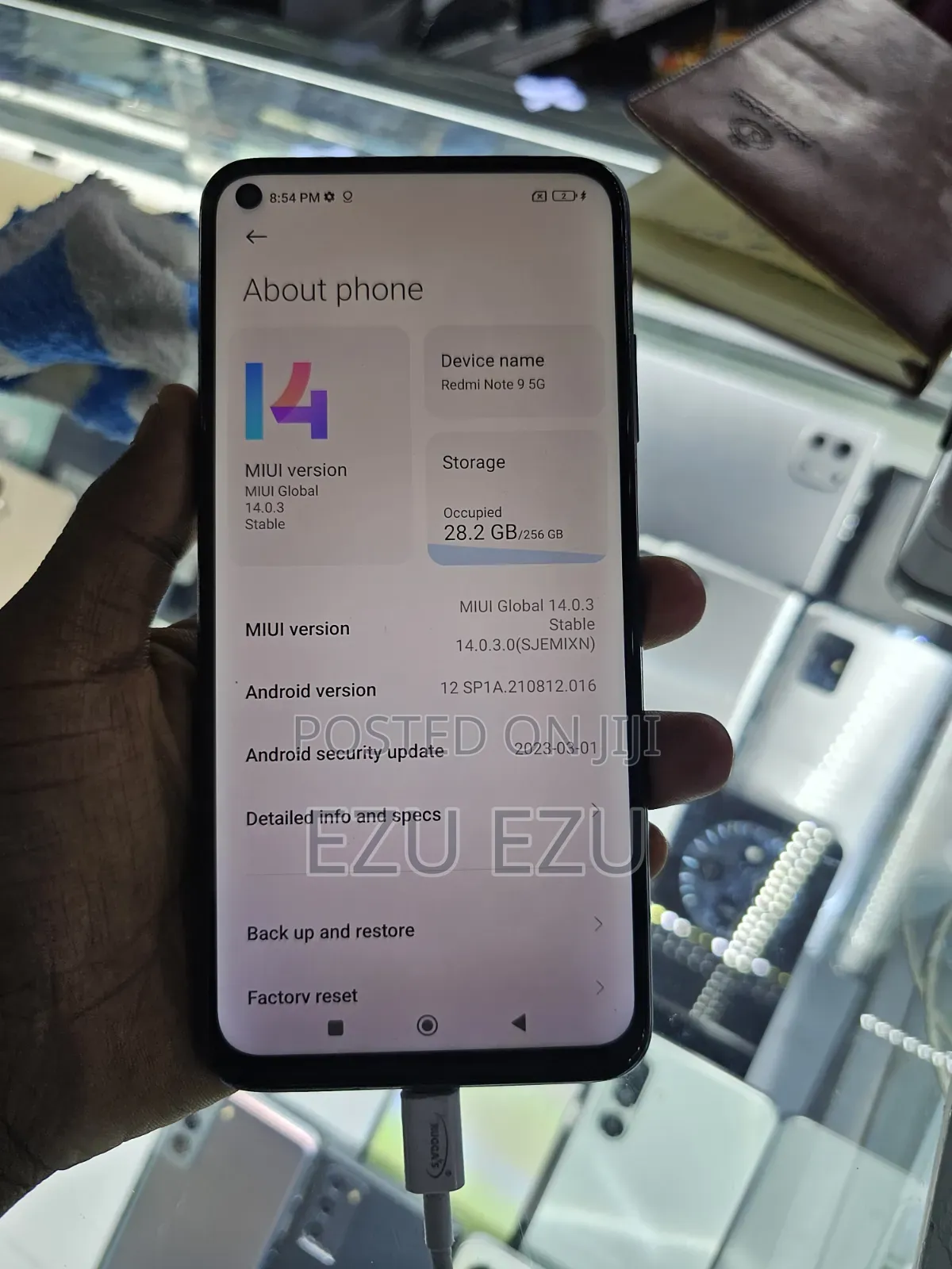 New Xiaomi Redmi Note 9 5G 256 GB Gray