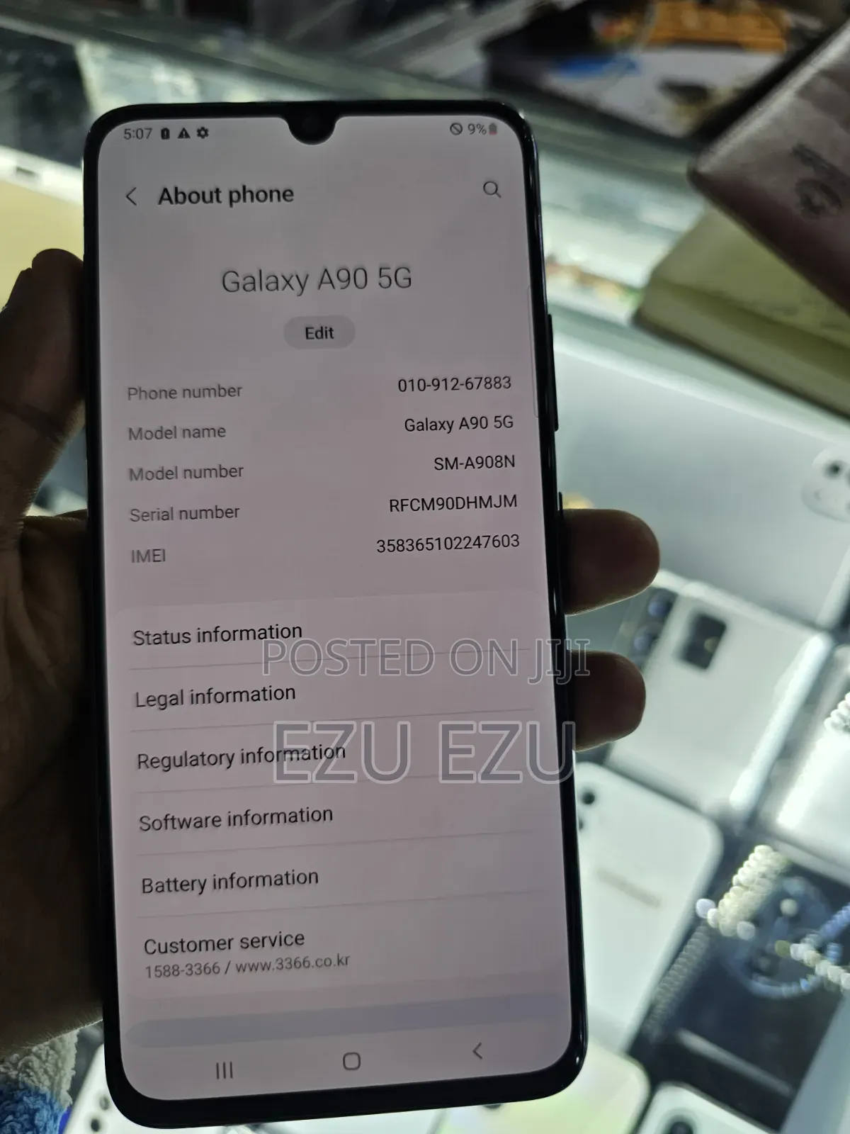 Samsung Galaxy A90 5G 128 GB Black