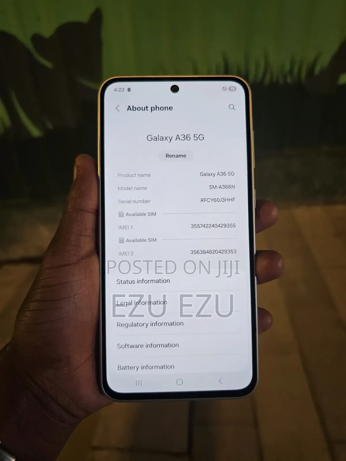 New Samsung Galaxy A36 128 GB White