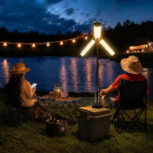 Rechargeable Multifunctional Camping Light – Warm Yellow Light