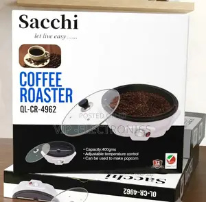 Saachi Coffee Roaster. Designed With a 400g Roasting Capacity