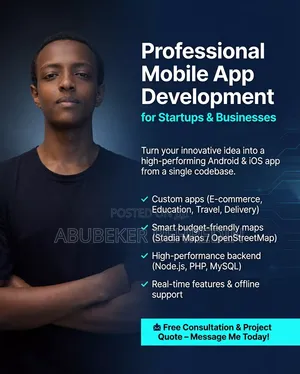 Professional Mobile App Development for Startups Businesses