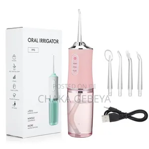 4‐in‐1 Rechargeable Water Flosser – Cordless, 230ml, Waterproof