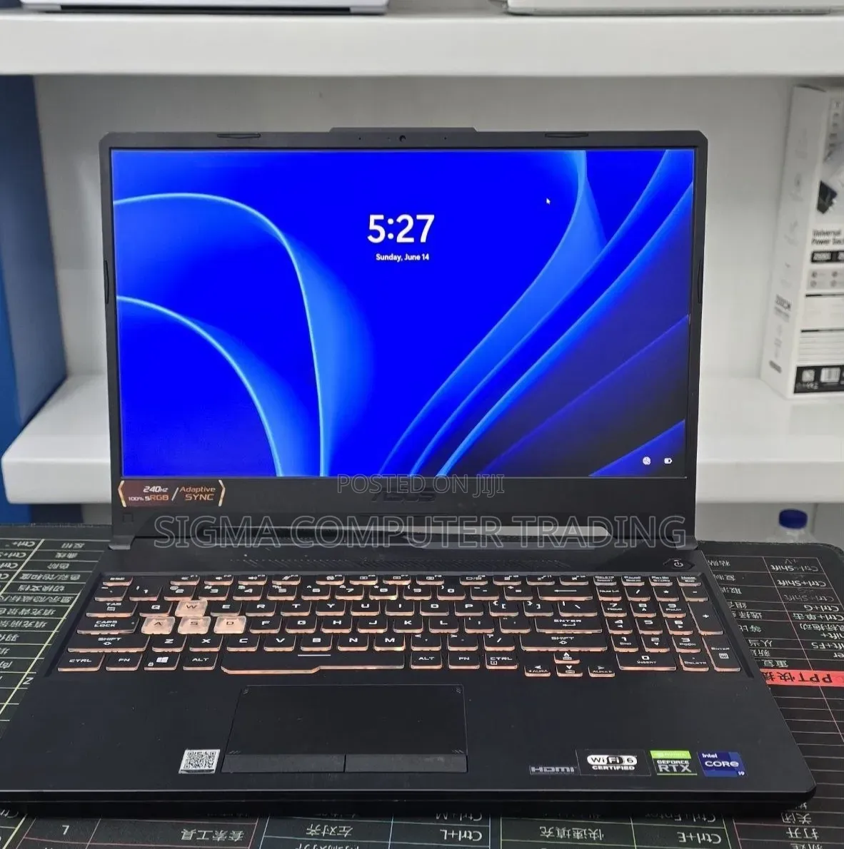 New Laptop Asus TUF Gaming F15 16GB Intel Core i9 SSD 512GB
