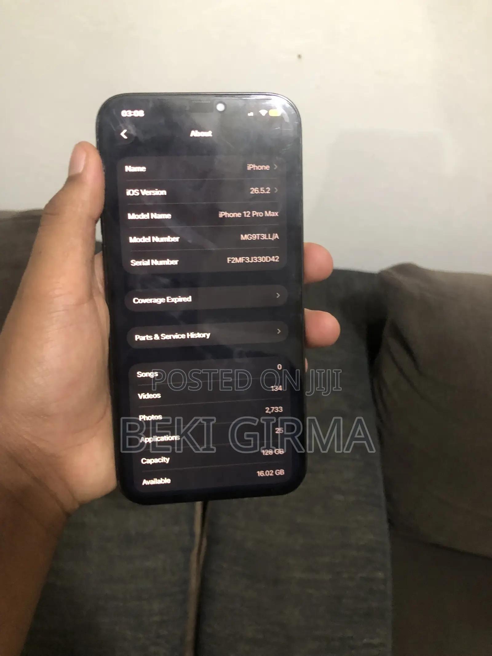 New Apple iPhone 12 Pro Max 128 GB Gray