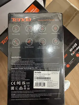 Tenda Cp3 Pro Indoor 3mp Pan/Tilt Security Camera With Smart Ai