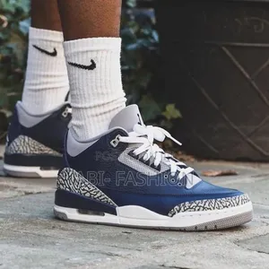 Nike Air Jordan3 Retro "Georgetown"Deep Navy Blue