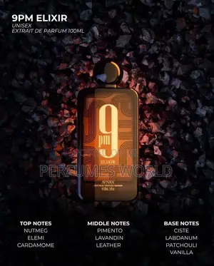9PM Elixir Men's Perfume – Rich, Smooth Long-Lasting Fragrance