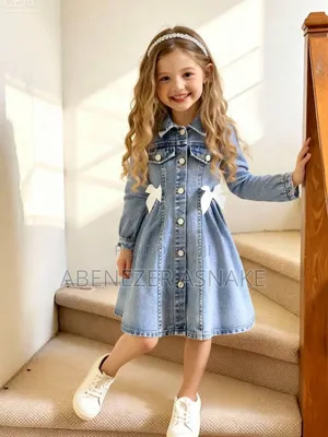 Toddler Girls Bow Decor Collar Puff