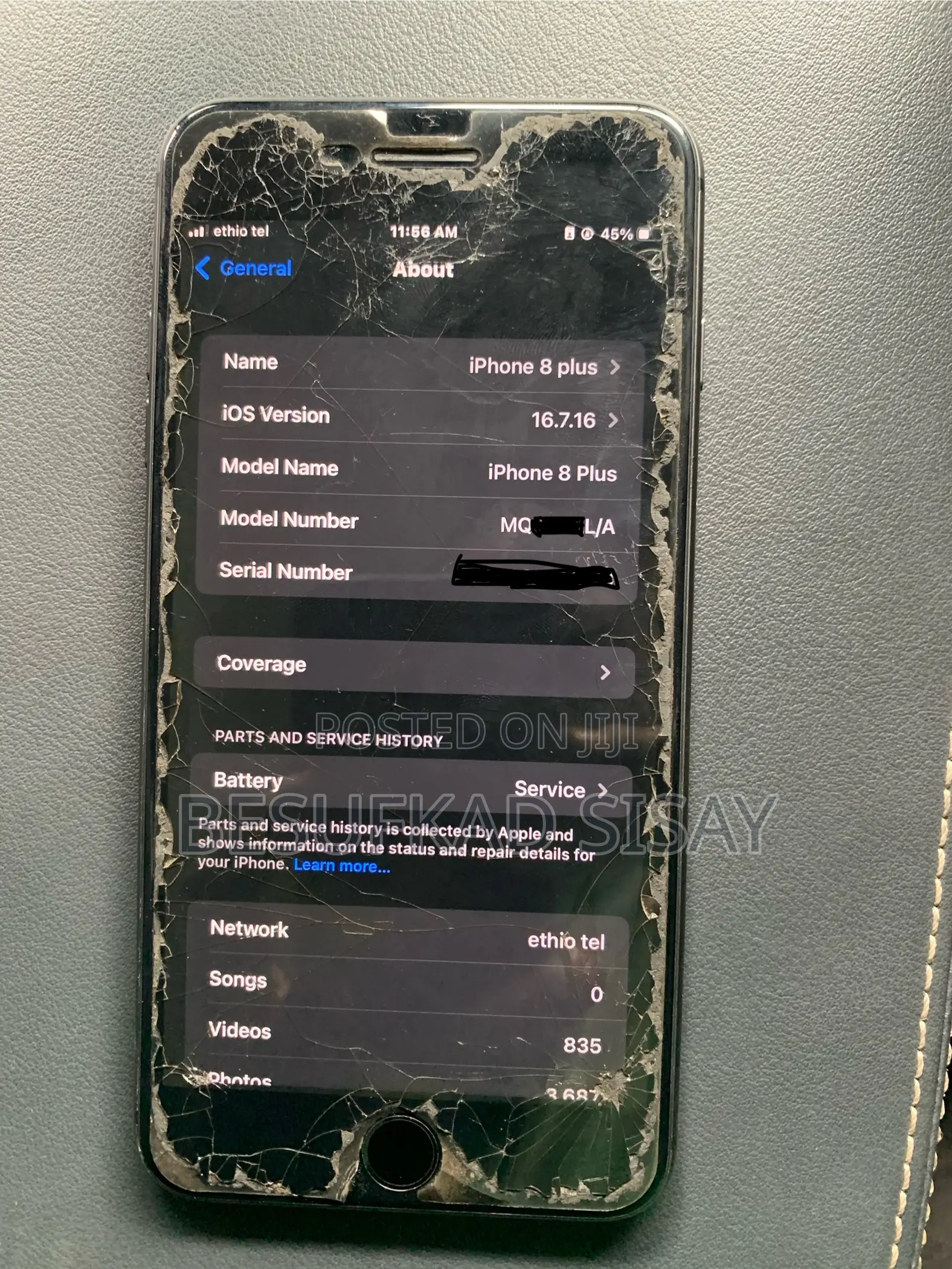 Apple iPhone 8 Plus 256 GB Black