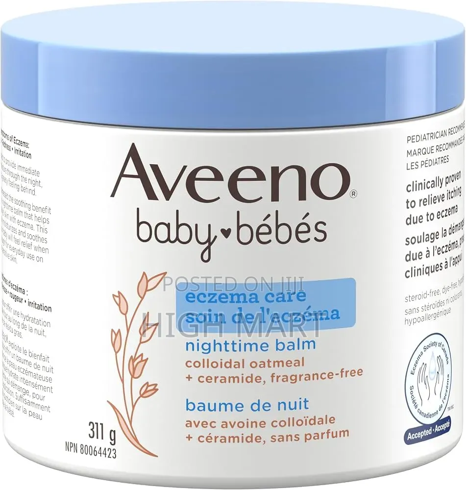 Aveeno Baby Eczema Therapy Nighttime Moisturizing Body Balm