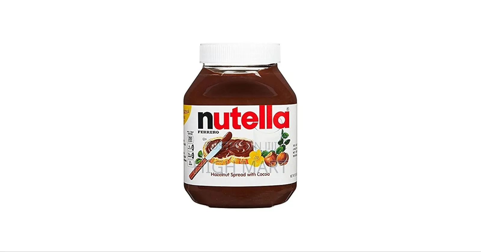 Nutella Hazelnut Spreed With Cocoa Creamy