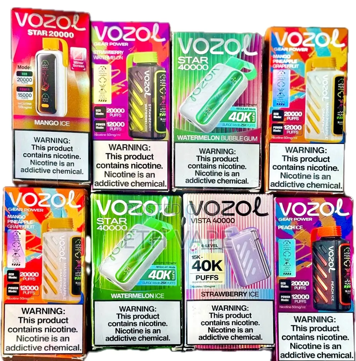 Vozol With Bluerazz Ice Blueberry Mint
