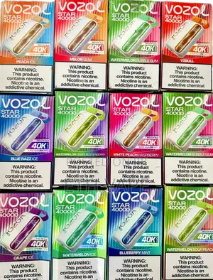40,000 Puff Vozol Star Vapes Variety Flavors