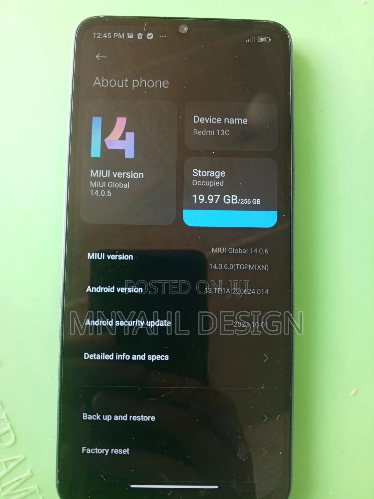 Xiaomi Redmi 13C 256 GB Gray