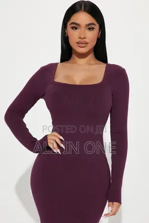 Burgundy Short Dress