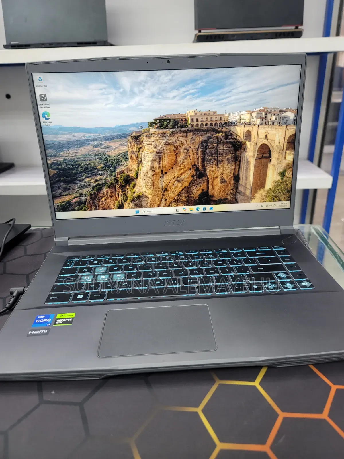 New Laptop MSI GF63 16GB Intel Core i7 SSD 512GB