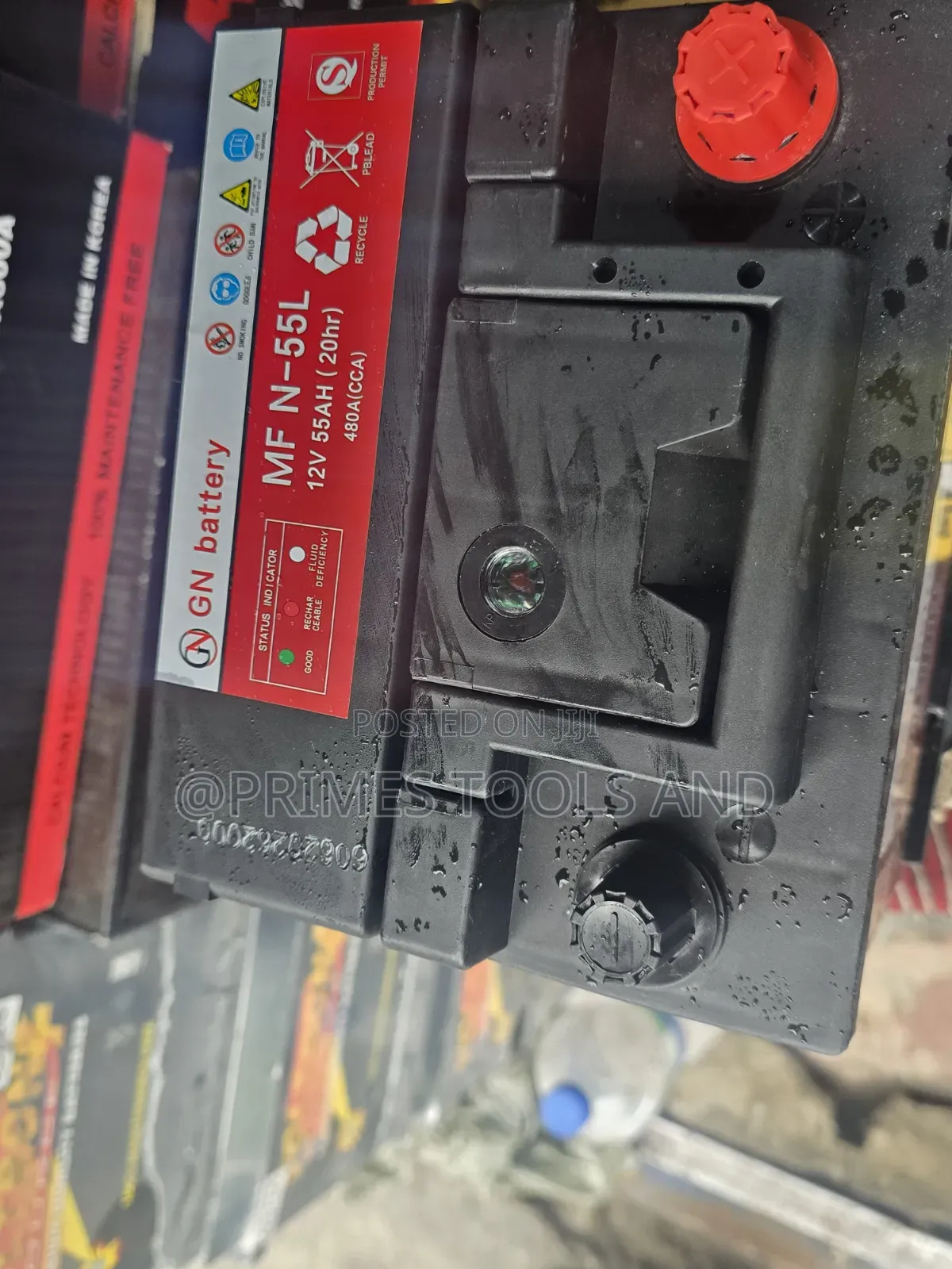 GN 55Ah Car Battery | 12V Automotive Battery