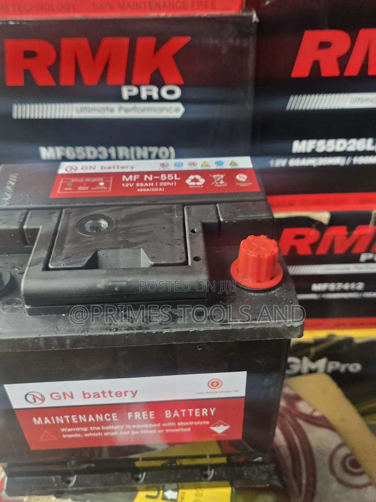 GN 55Ah Car Battery | 12V Automotive Battery