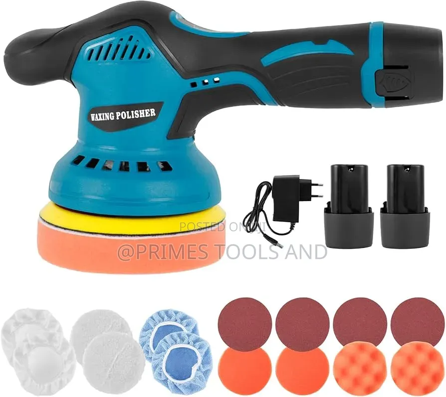 Cordless Car Polisher | 18V Rechargeable Polishing Machine