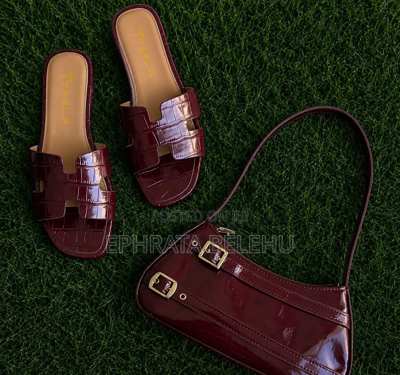 Flat Shoes and Bag