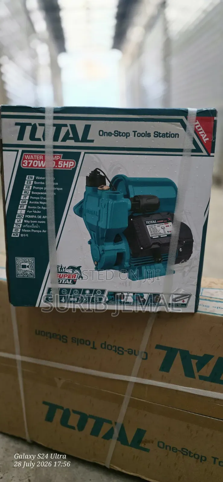 TOTAL Booster Peripheral Water Pumps 370W (0.5 HP).