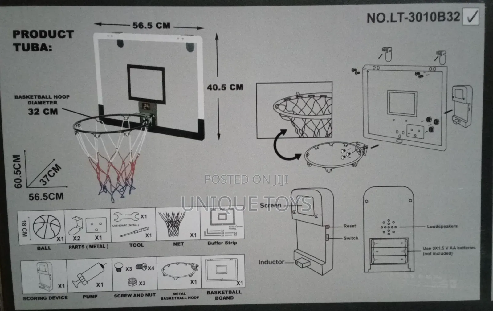 Champion Basketball Hoop Set