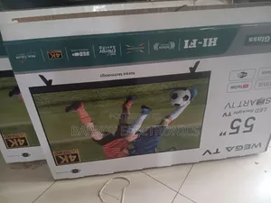 Wega Smart Led TV 55 Inch Andraid Doubel Gelass 2026 Hifi Speaker
