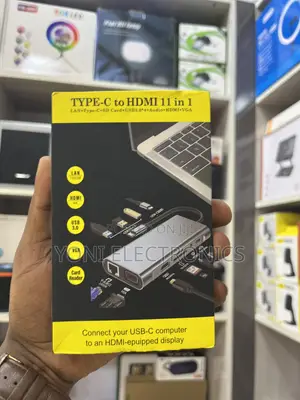 11-in-1 Type-C Multiport Adapter Hub (HDMI / VGA / LAN / USB 3.0 / SD
